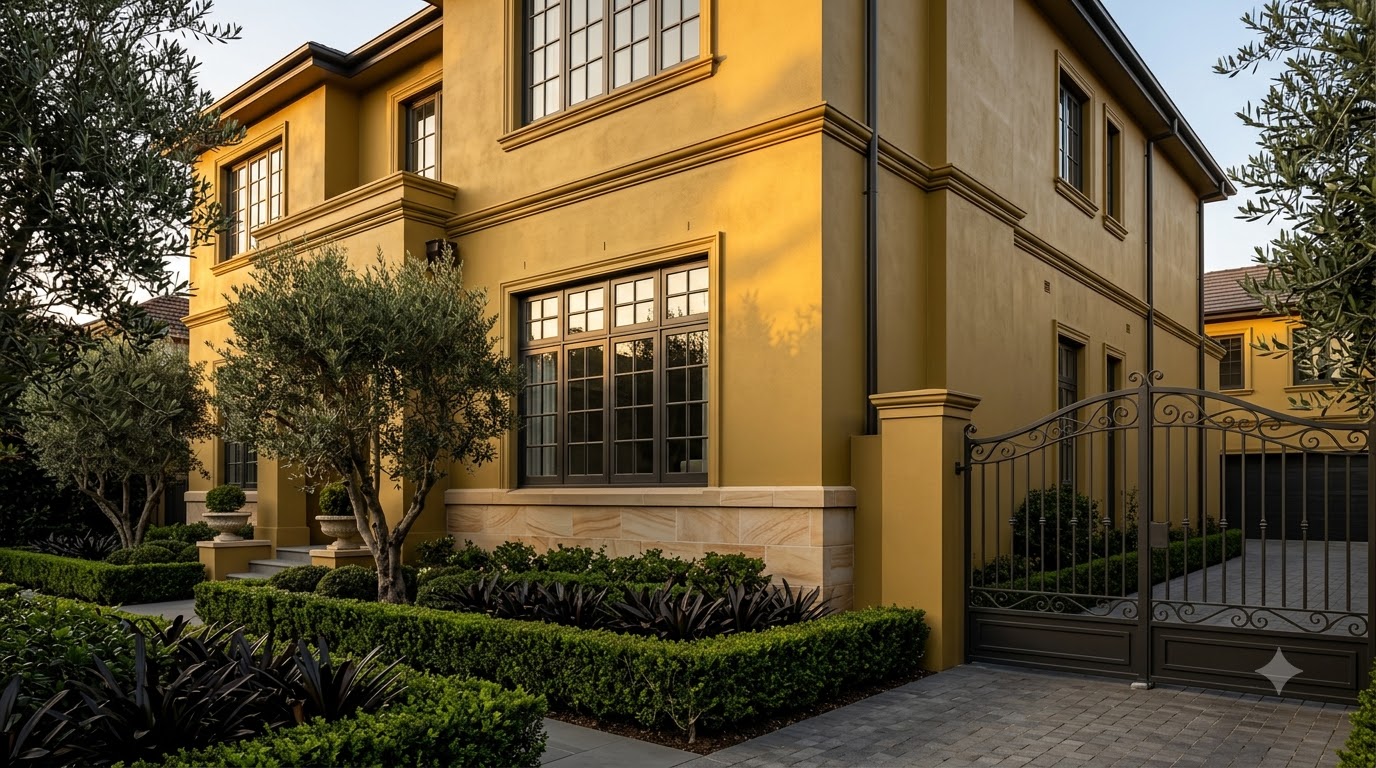 Golden Glimmer Exterior Wall Paint