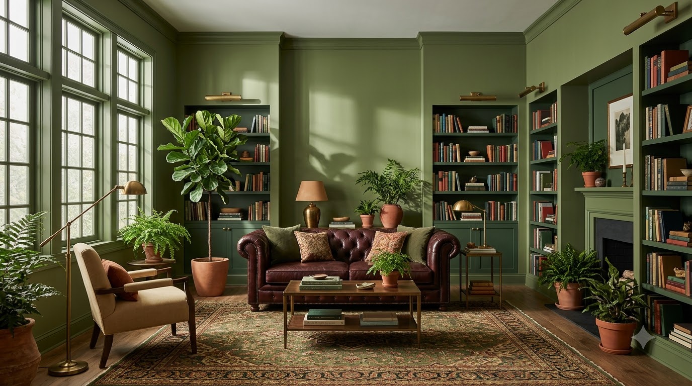Thyme Living Room Wall Paint