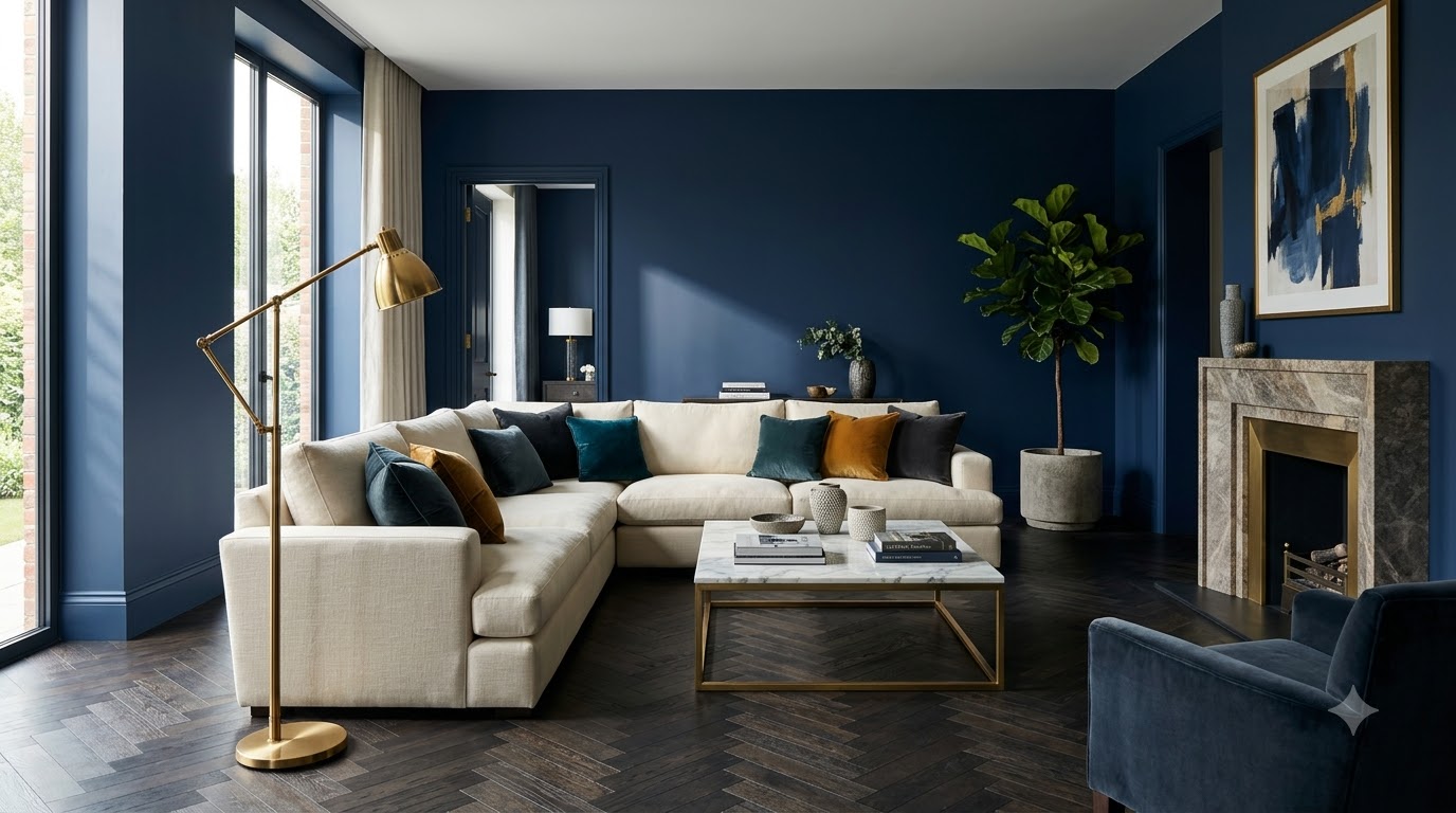 Overture Shade Living Room Wall Paint