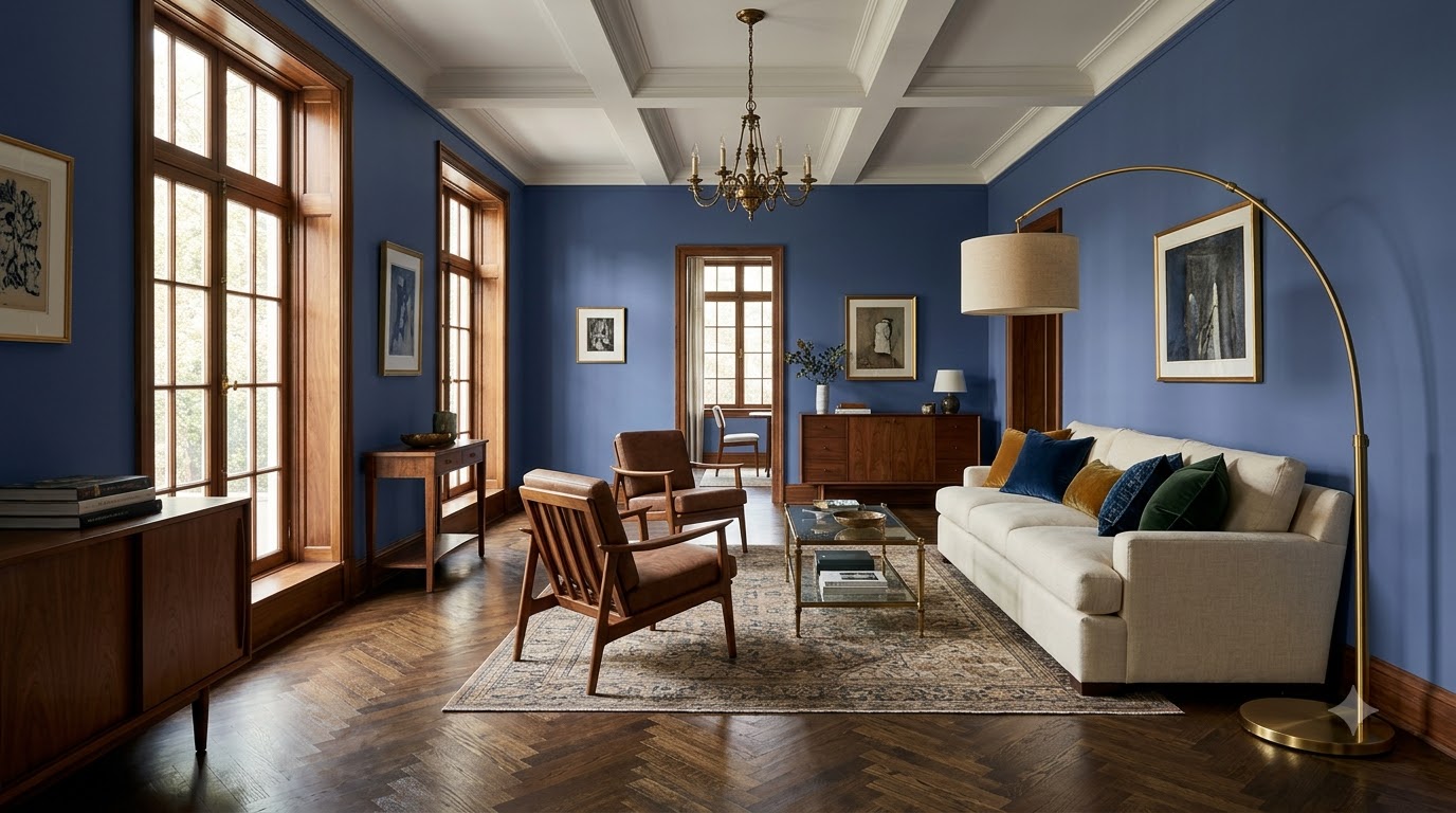 Living Room Evening haze Wall Paint Shade