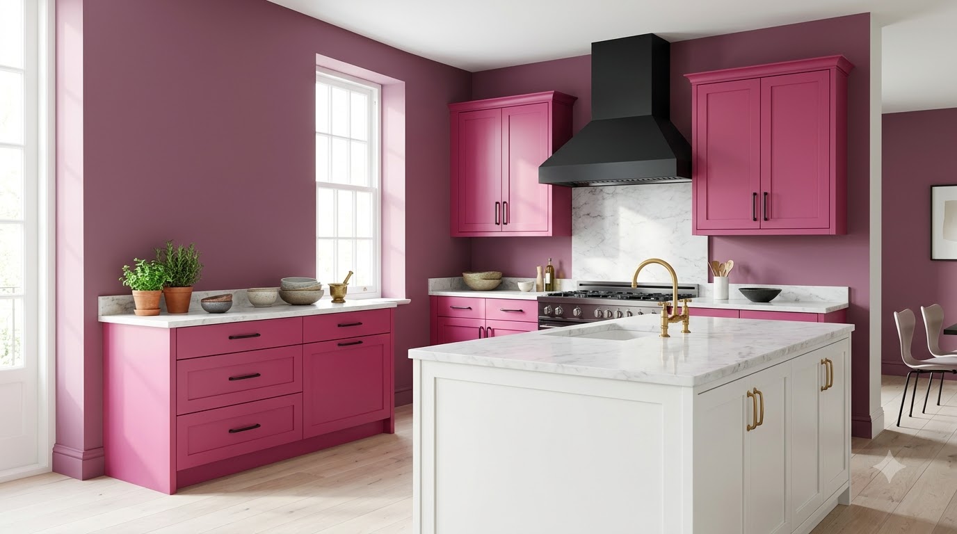 PinkMemories Kitchen Wall Paint