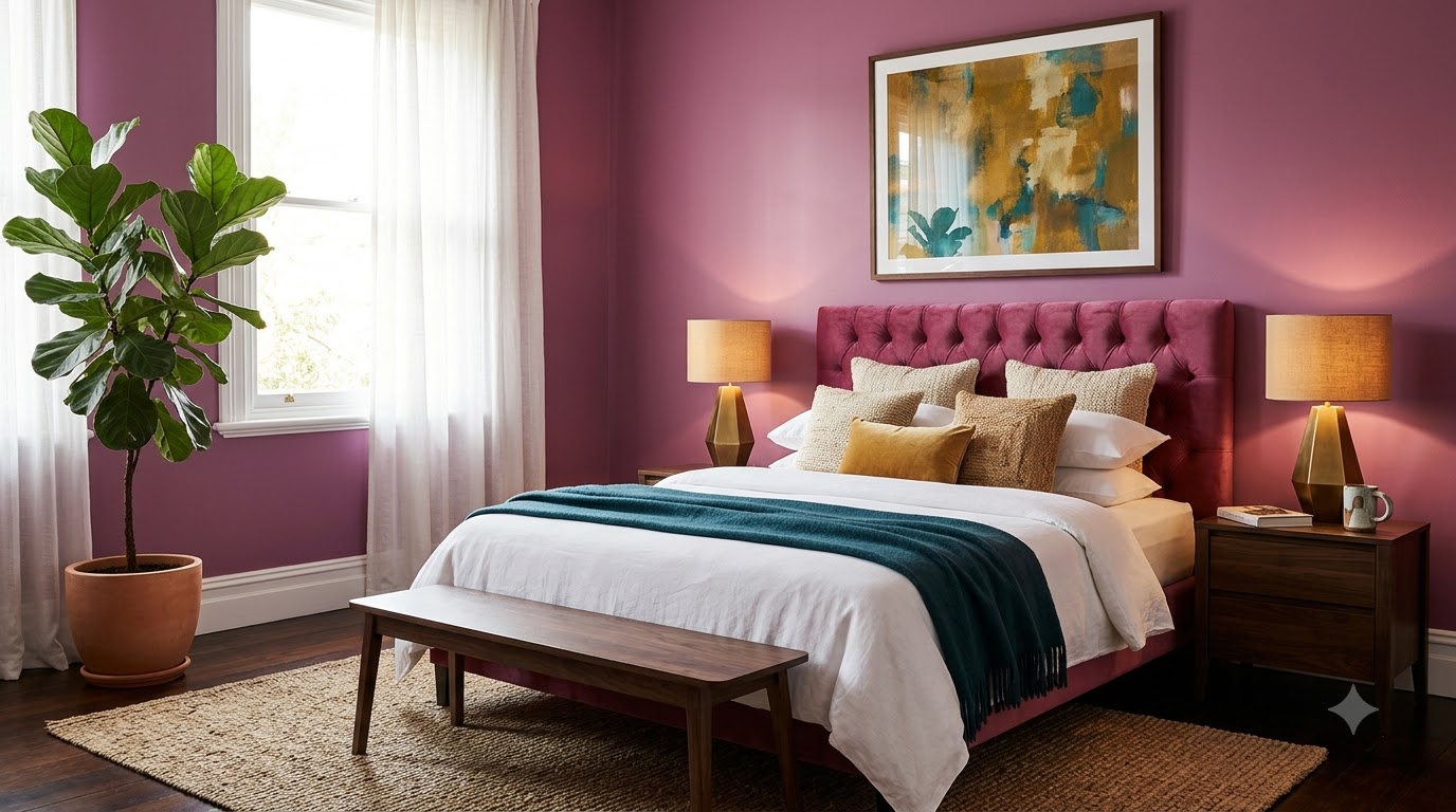 Raspberry Ice Bedroom Wall Paint