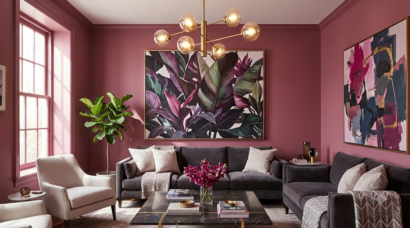 Razzle Dazzle Living Room Wall Paint