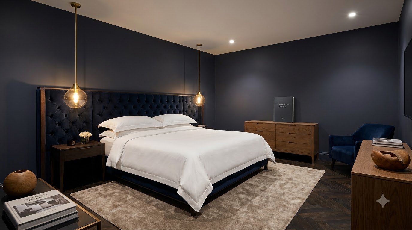 Smokey Grape Shade Wall Paint - Bedroom