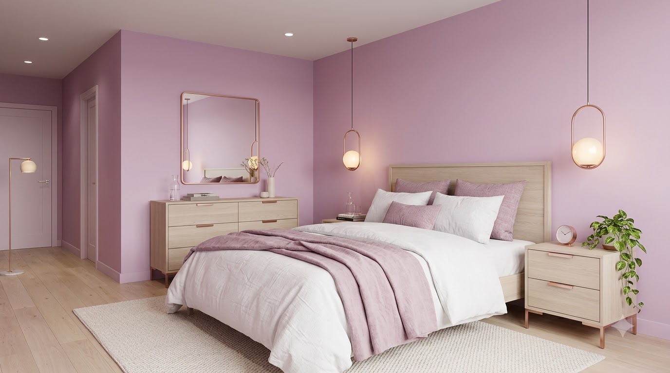 Bedroom Orlean's Rose Wall Paint