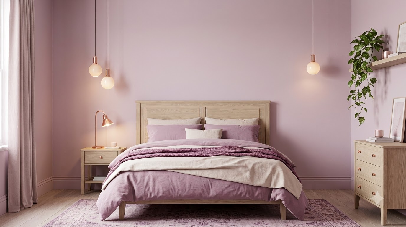 Bedroom Strawberry Ice Wall Paint