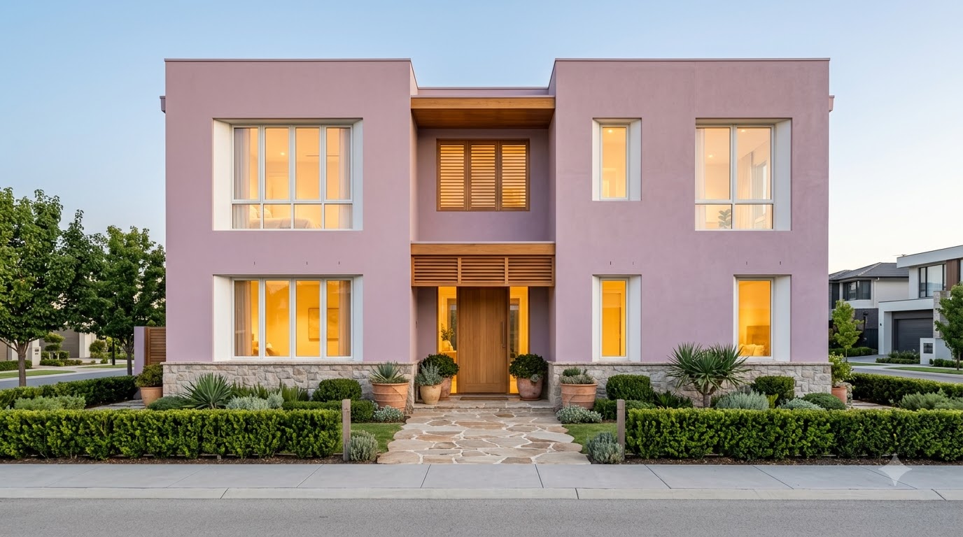 Exterior Strawberry Ice Wall Paint