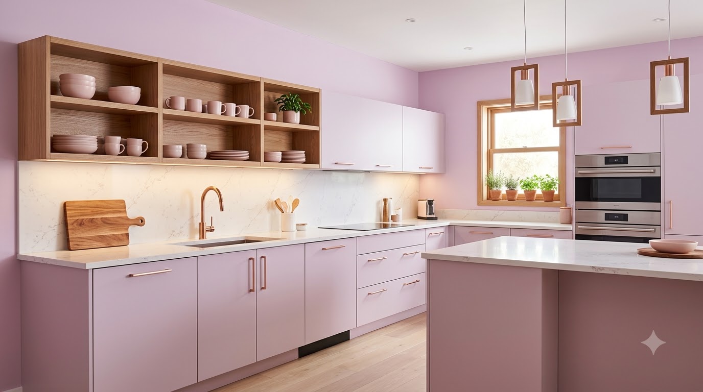 Kitchen Orlean's Rose Wall Paint