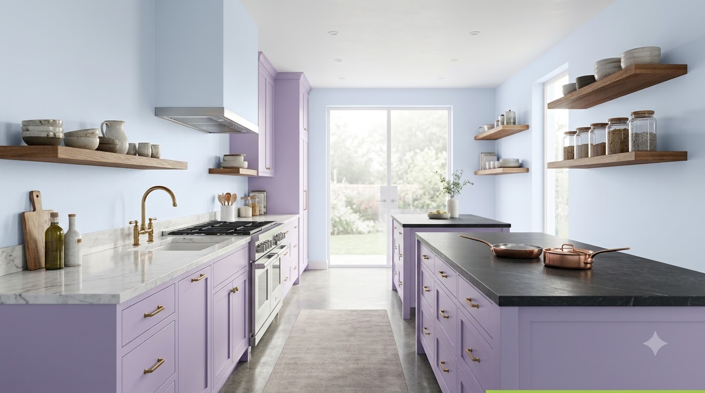 Lavender Dream Kitchen Wall Paint