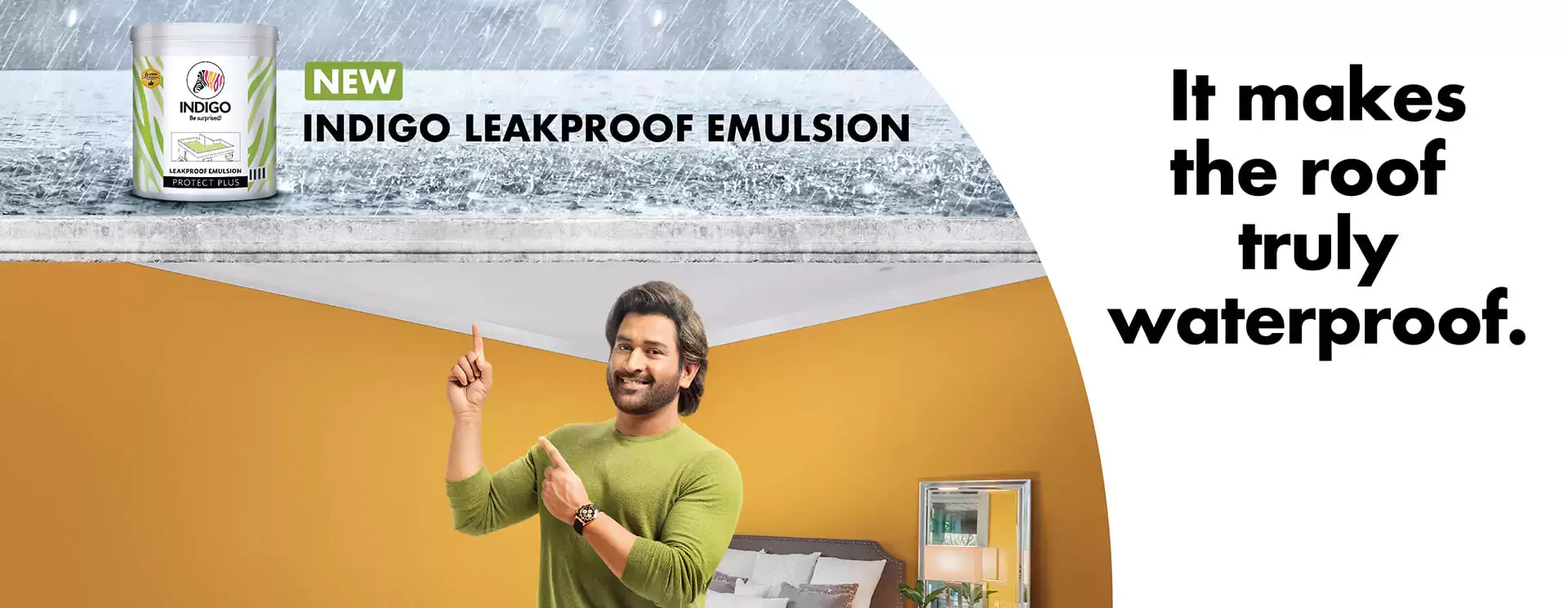 Indigo leakproof emulsion for Waterproofing